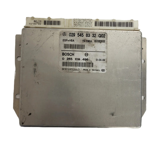 Mercedes a class ecu / 0295458332 / 0265109496 / bosch