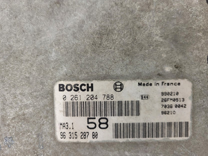 Peugeot Citroen ECU / 0261204788 / 9631528780 / BOSCH