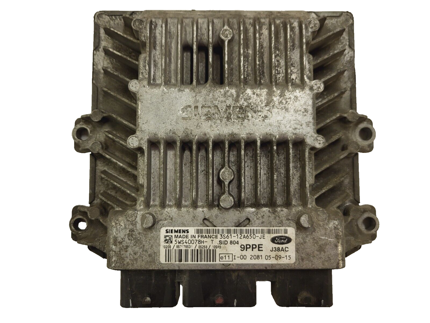 FORD ECU / 3S61-12A650-JE / 5WS40078H-T / 9PPE / SIEMENS