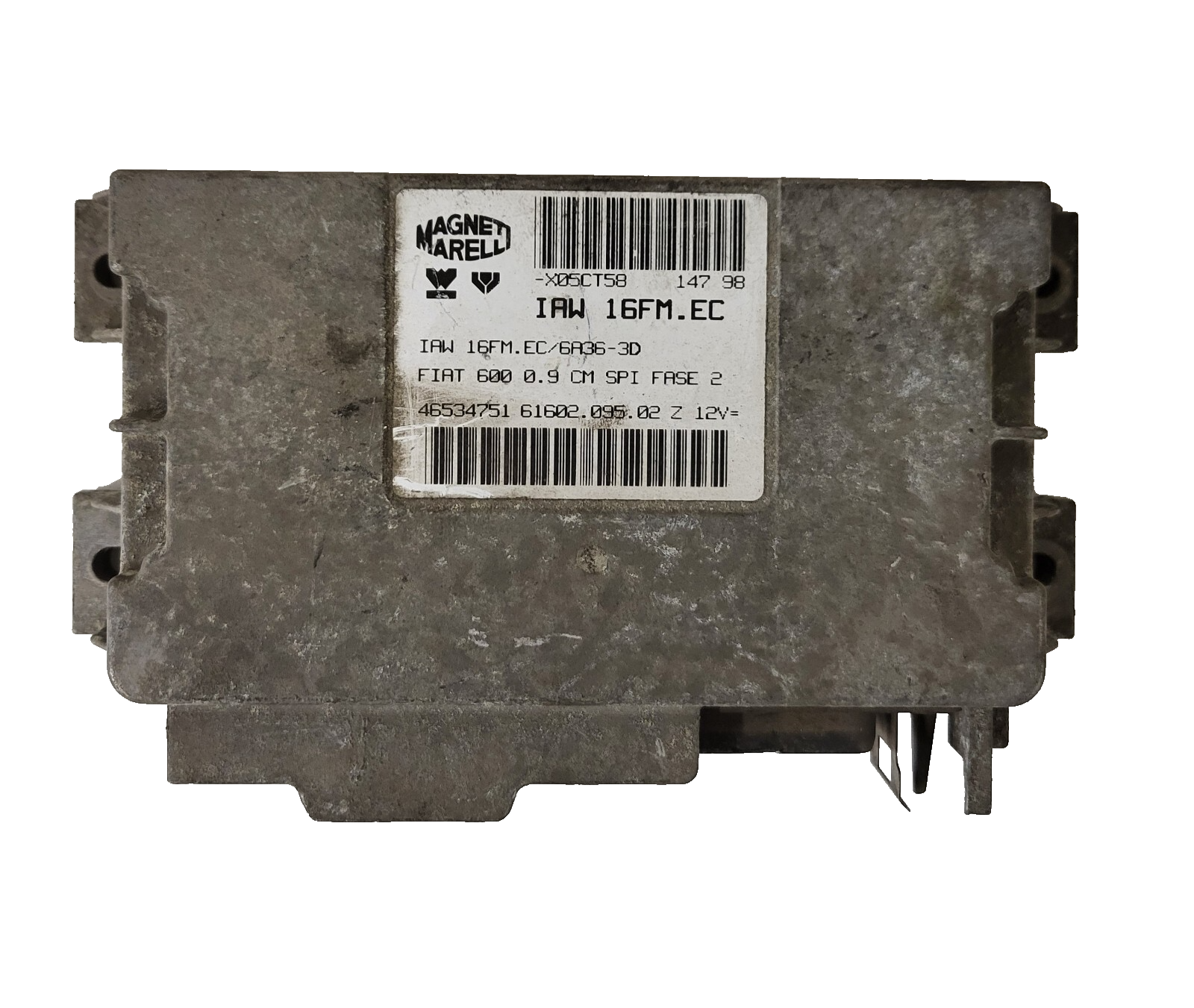 Fiat 600 0.9 ECU / IAW 16FM.EC / 46534751 / 61602.095.02 / MAGNETI MARELLI 