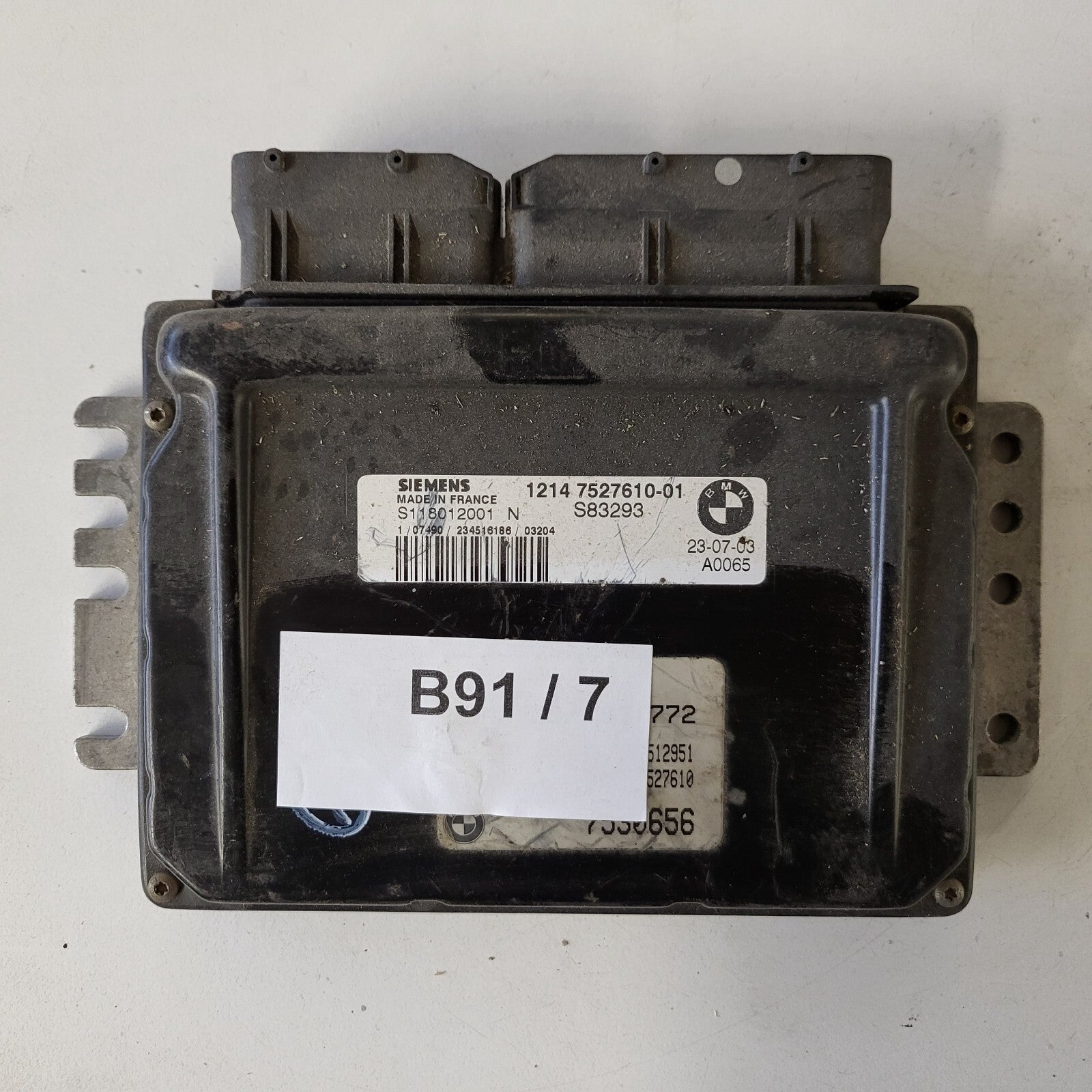 MINI COOPER 1.6 ECU / S118012001N / 1214752761001 / SIEMENS