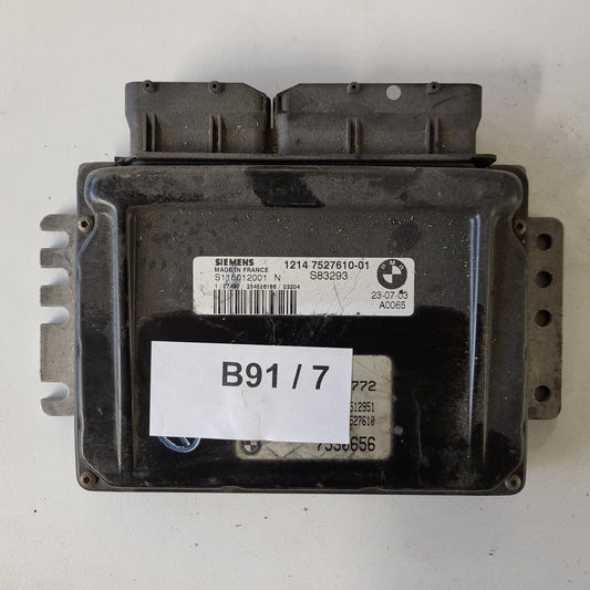 MINI COOPER 1.6 ECU / S118012001N / 1214752761001 / SIEMENS