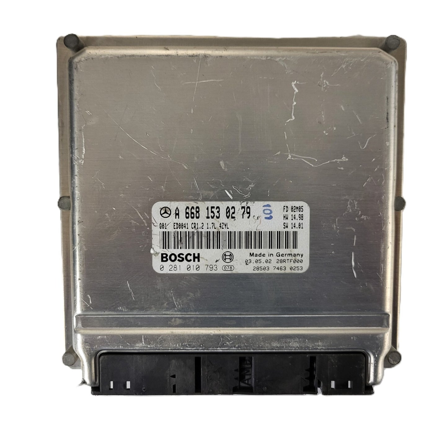MERCDES BENZ ECU / A6681530279 / 0281010793 / ED0041 CR1.2 / BOSCH