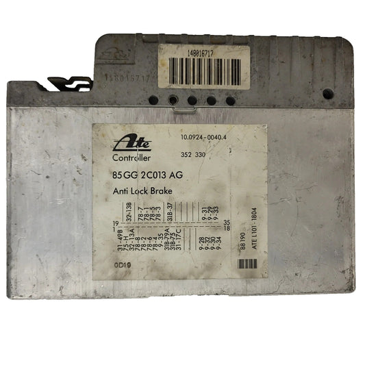 FORD SIERRA 1.8 2.0 CENTRALINA ABS ECU ATE 85GG2C013AG / 10.0924.0040.4 / 352330
