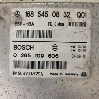 Mercedes W168 A-Class ECU / 1685450832 / 0265109606 / BOSCH