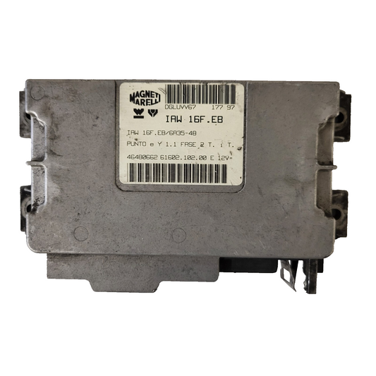 FIAT PUNTO LANCIA Y 1.1 ECU / IAW 16F.EB / 46480662 / 61602.102.00 E / MAGNETI M