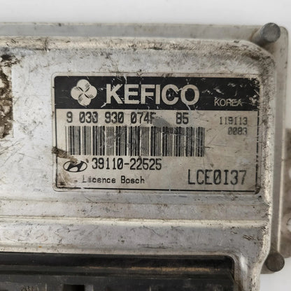 HYUNDAI ACCENT ECU / 39110-22525 / 9030930074F / LCE0I37 / KEFICO