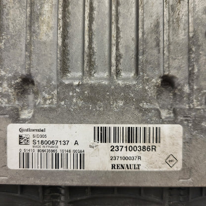 RENAULT ECU / S180067137A / 237100386R / 237100037R / SID305 / CONTINENTAL