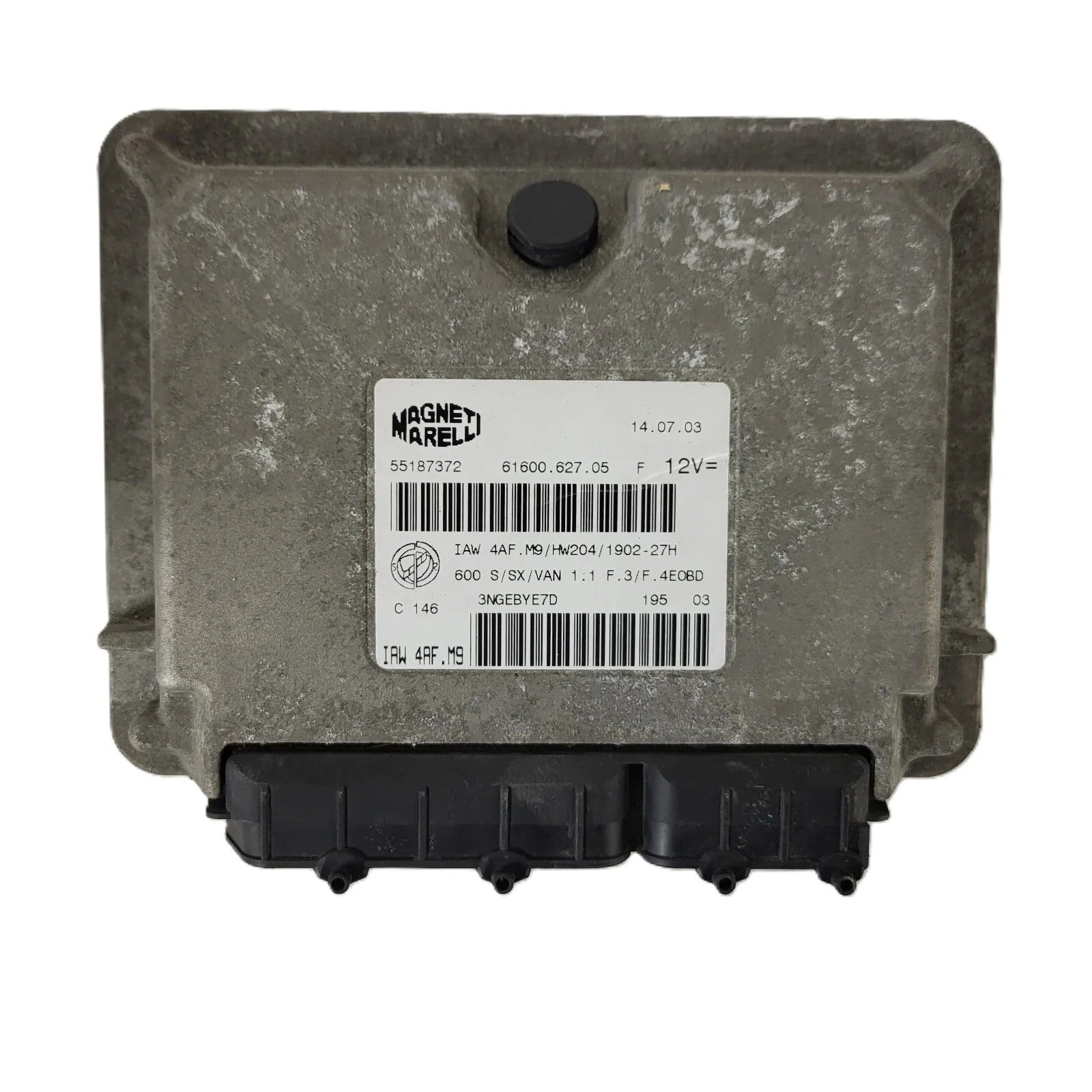 Fiat Seicento 600 ECU / 55187372 / IAW 4AF.M9 / 61600.627.05 / MAGNETI MARELLI