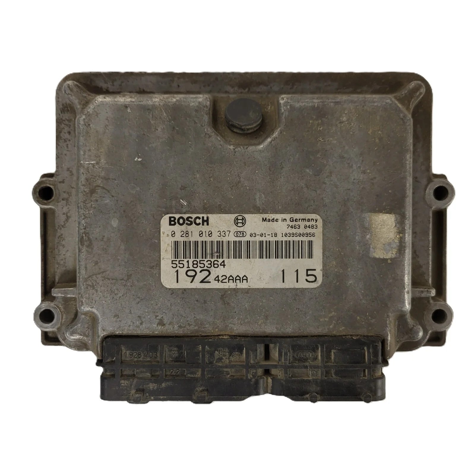 Fiat Stilo 1.9 JTD ECU / 0281010337 / 55185364 / BOSCH