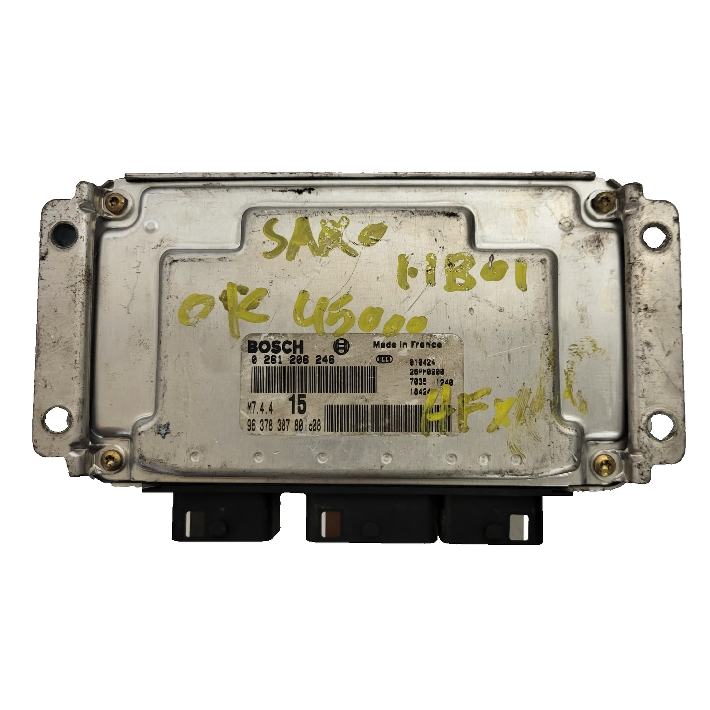Peugeot Citroen ECU / 0261206246 / M7.4.4 / 9637838780 / BOSCH