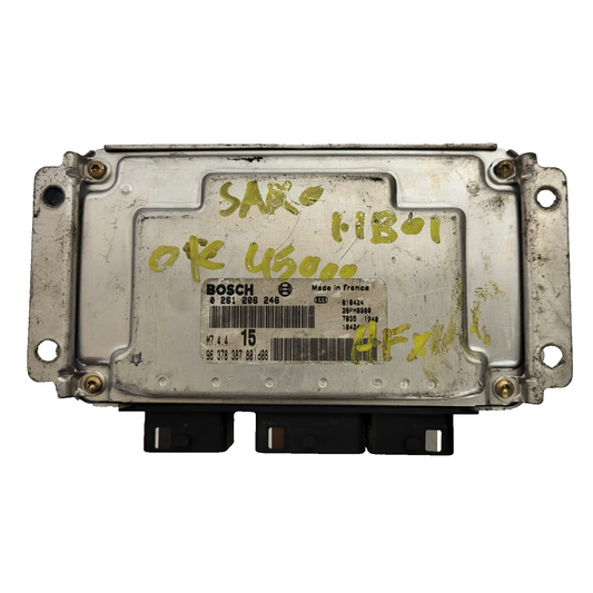 Peugeot Citroen ECU / 0261206246 / M7.4.4 / 9637838780 / BOSCH
