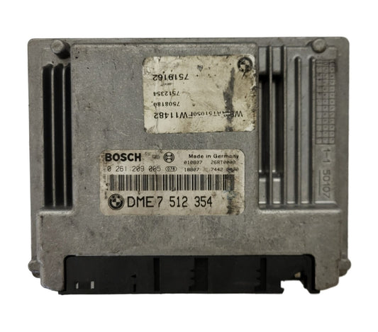 BMW 3 E46 ECU / 0261209005 / 7512354 / DME7512354 / BOSCH