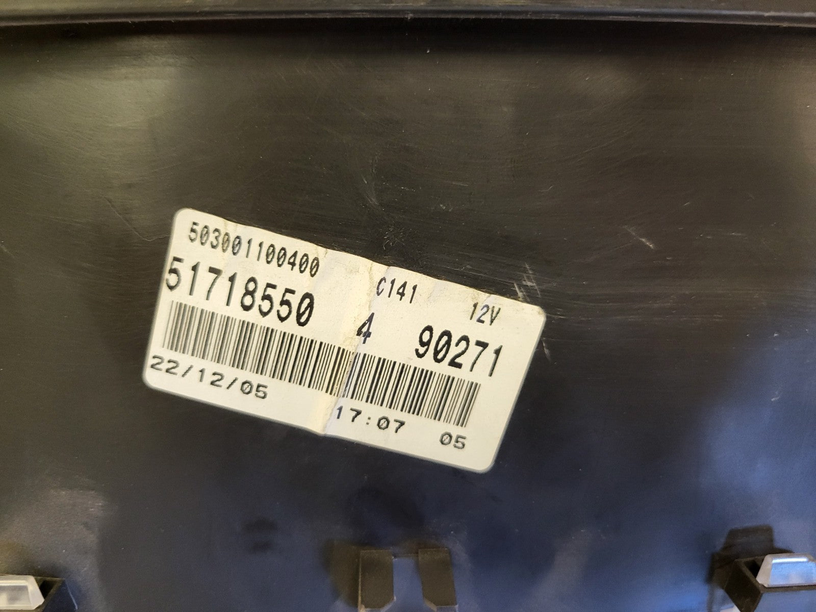 FIAT GRANDE PUNTO 51718550 QUADRO STRUMENTI CONTACHILOMETRI TACHIMETRO