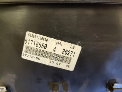 FIAT GRANDE PUNTO 51718550 QUADRO STRUMENTI CONTACHILOMETRI TACHIMETRO
