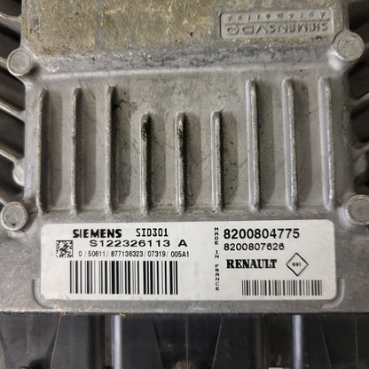 Renault Megane Scenic ECU / S122326113A / 8200804775 / 8200807626 / SID301 / SIE