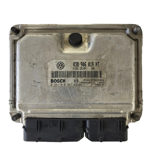 VW SEAT ECU / 038906019HT / 0281010947 / EDC15P+ / BOSCH