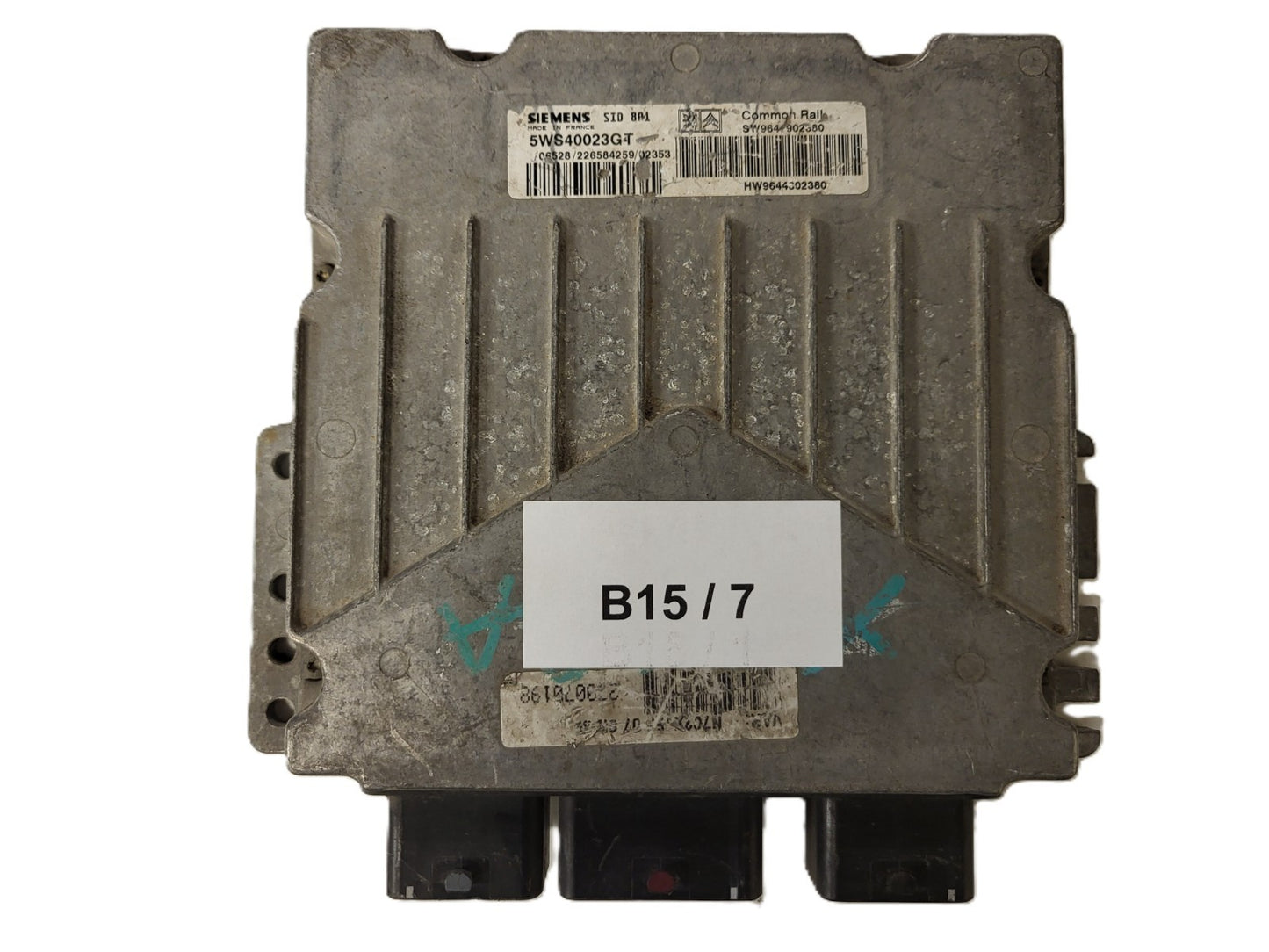PEUGEOT CITROEN ECU / 5WS40023G-T / 9647902380 / 9644302380 / SID801 / SIEMENS