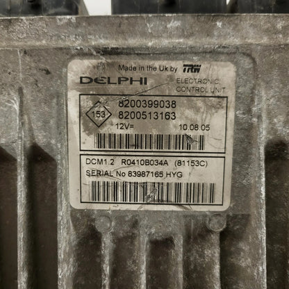 Renault ECU / 8200399038 / 8200513163 / R0410B034A / DELPHI