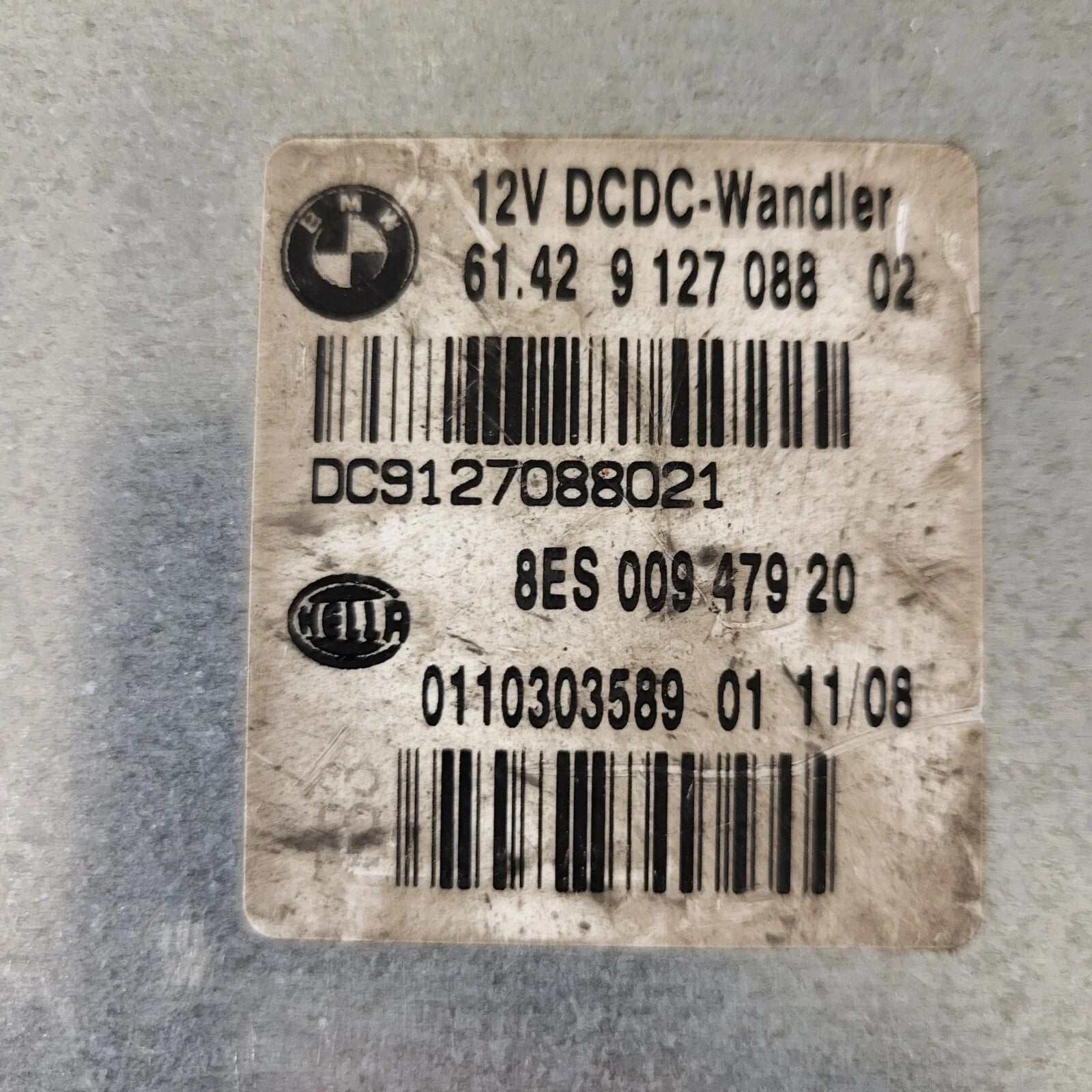 BMW GEARBOX ECU / 8ES00947920 / 61.42 / 912708802 / HELLA