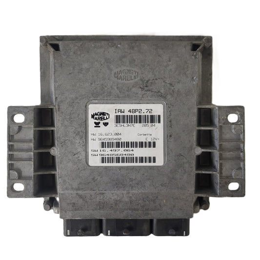 PEUGEOT CITROEN ECU / IAW 48P2.72 / SW 9648568480 / HW 9645989480 / MAGNETI MARE