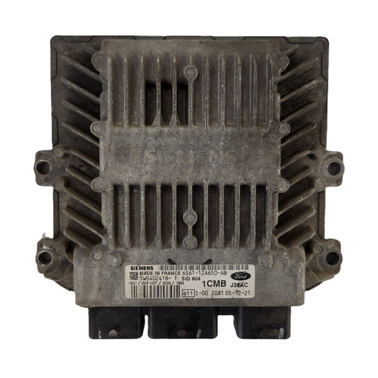 FORD FIESTA ECU / 6S61-12A650-AB / 1CMB / 5WS40241B-T / J38AC / SID804