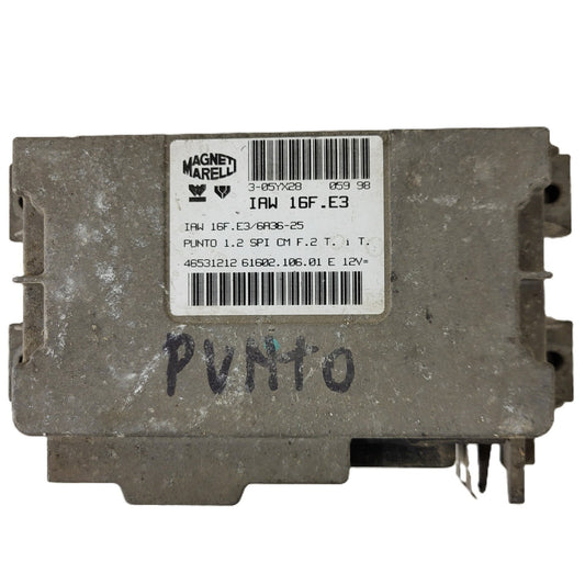 FIAT PUNTO 1.2 ECU / 16F.E3 / 46531212 / 61602.106.01 / MAGNETI MARELLI