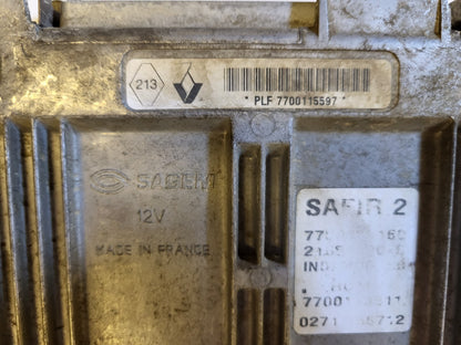 RENAULT ECU / 7700115597 / 7700115160 / 21654820-6 / 7700113511 / 35 PIN SAGEM
