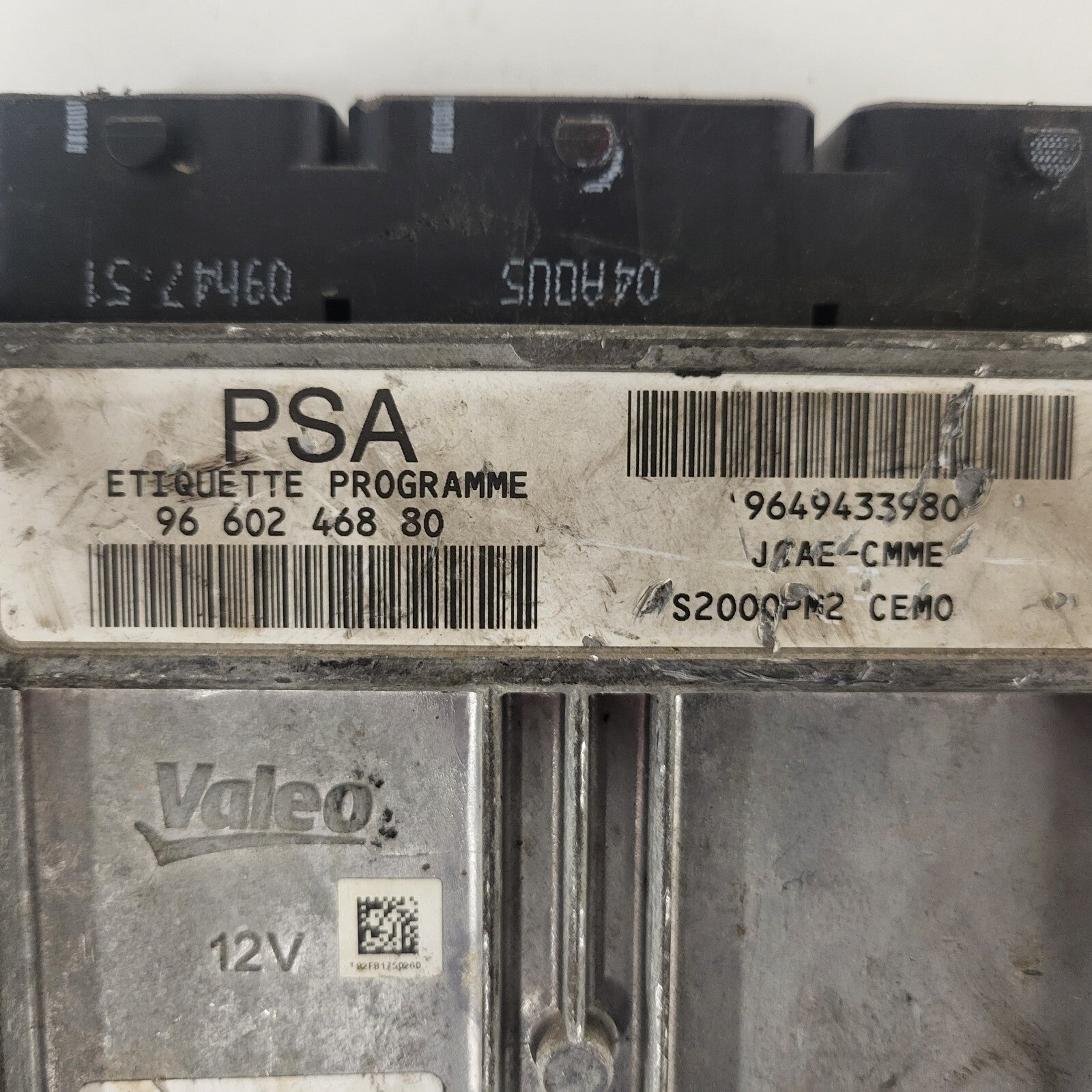 Peugeot 1007 ECU / 9660246880 / 9649433980 / 21585603-4 / 21585603-4A JCAE-CMME-