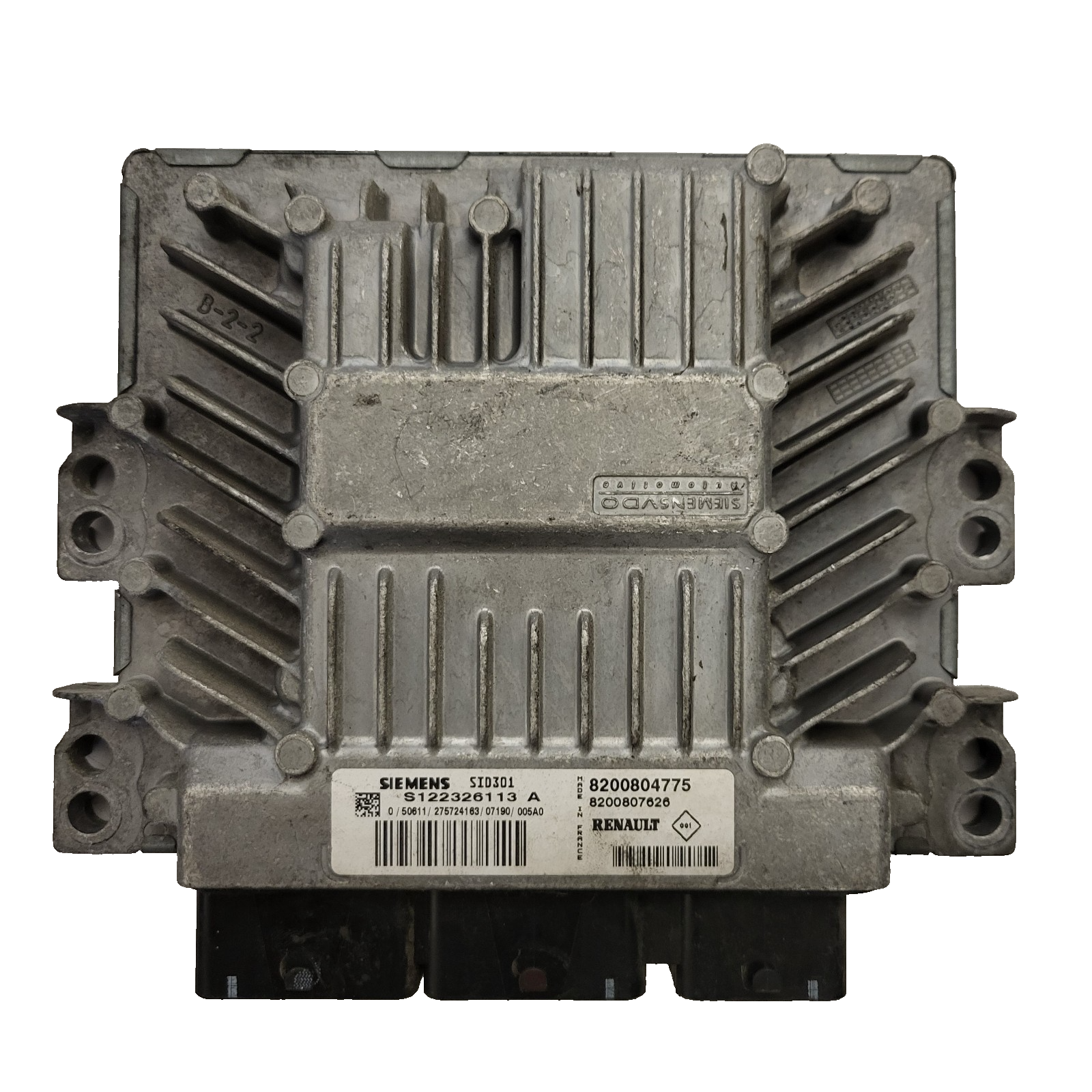 Renault ECU / S122326113A / 8200804775 / 8200807626 / SID301  / S122326113