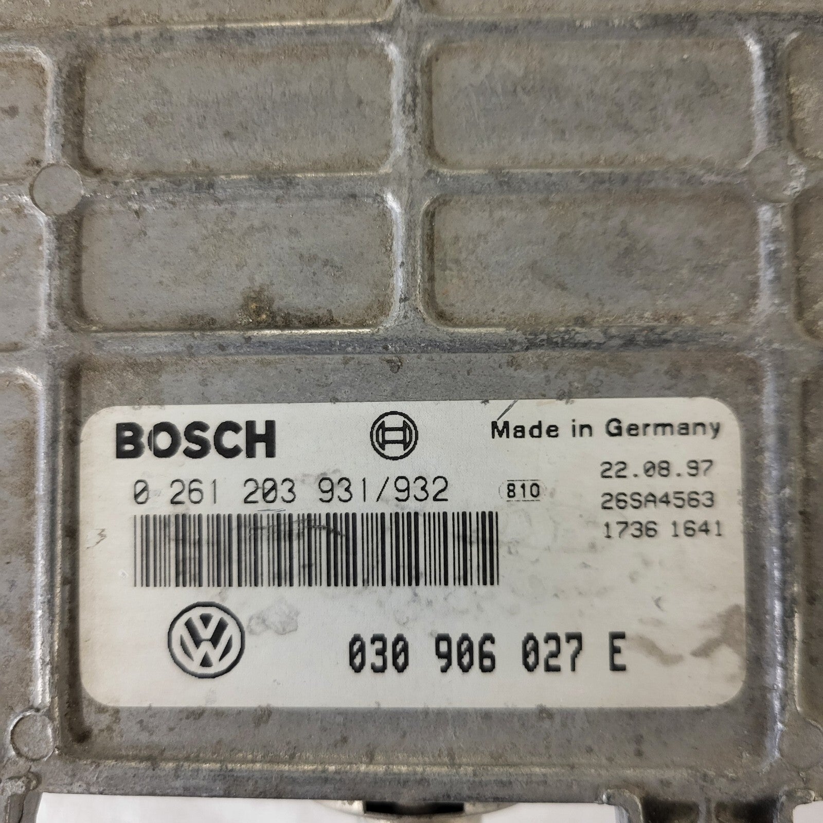 VW LUPO POLO AROSA ECU / 030906027E / 0261203931/932 / BOSCH