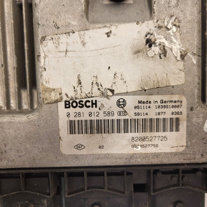 Renault ECU / 0281012589 / 8200527725 / 8200527756 / BOSCH