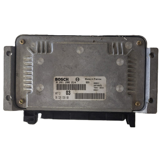 PEUGEOT 306 CITROEN XSARA ECU / 0261206214 / 9632693880 / MP7.2 / BOSCH