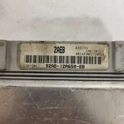 Ford Focus ECU / 92AB-12A650-EB / 2AEB / EEC-IV / CSD-201 