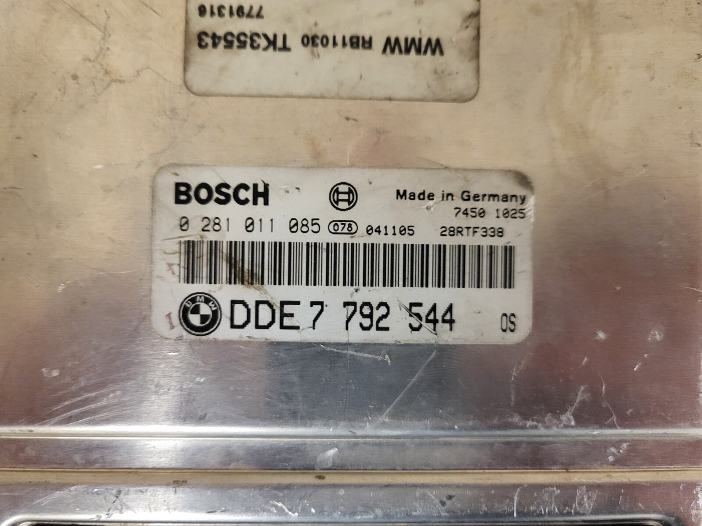 MINI ONE ECU / 0281011085 / DDE7792544 / 7792544 / BOSCH