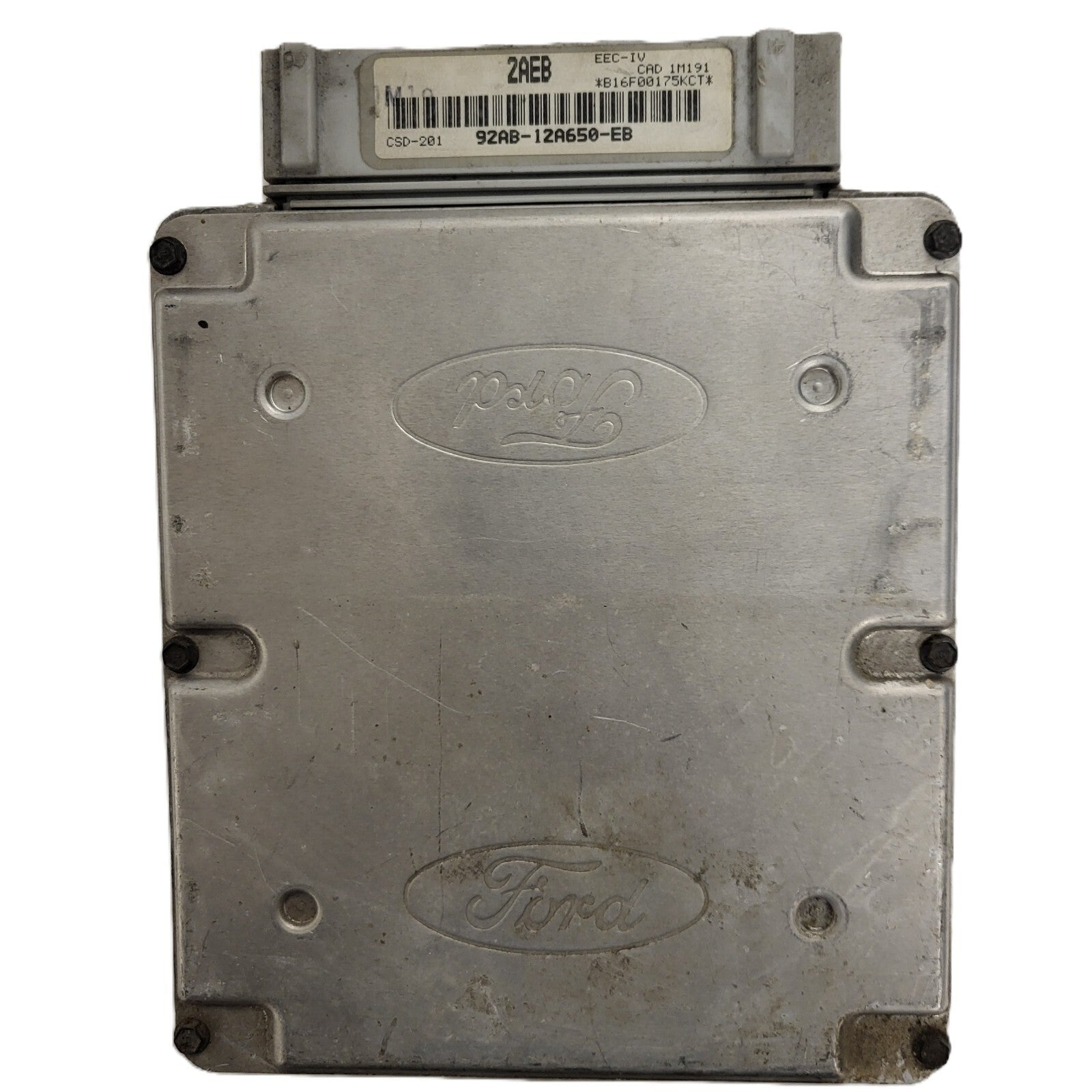 Ford Focus ECU / 92AB-12A650-EB / 2AEB / EEC-IV / CSD-201 