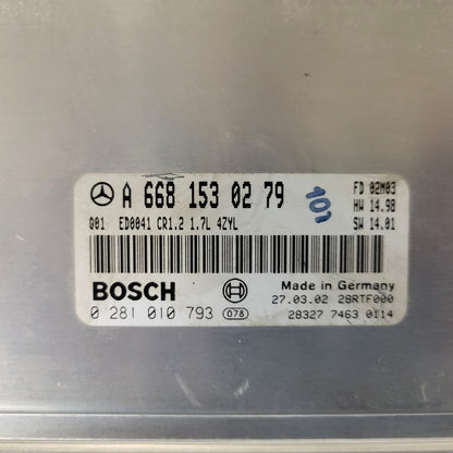 MERCDES BENZ ECU / A6681530279 / 0281010793 / ED0041 CR1.2 / BOSCH
