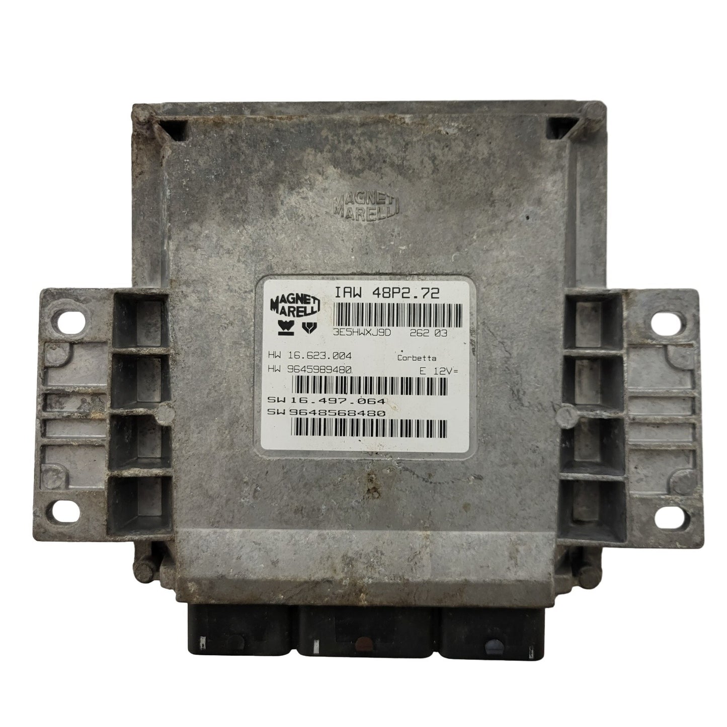 PEUGEOT CITROEN ECU / IAW 48P2.72 / SW 9648568480 / HW 9645989480 / MAGNETI MARE
