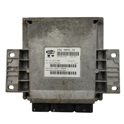 PEUGEOT CITROEN ECU / IAW 48P2.72 / SW 9648568480 / HW 9645989480 / MAGNETI MARE