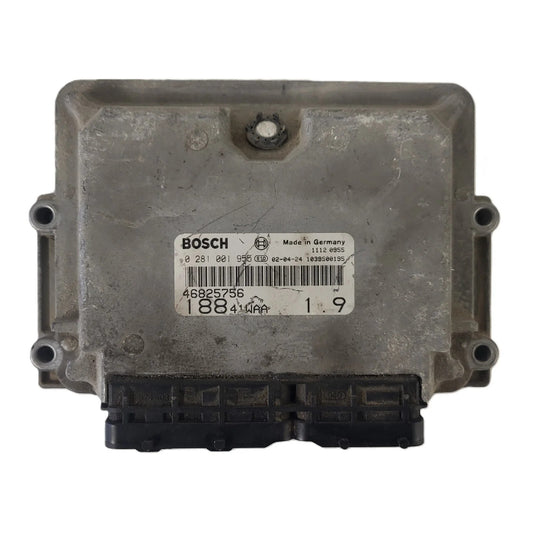 Fiat Punto 188 1.9 JTD ECU / 0281001955 / 46825756 / BOSCH