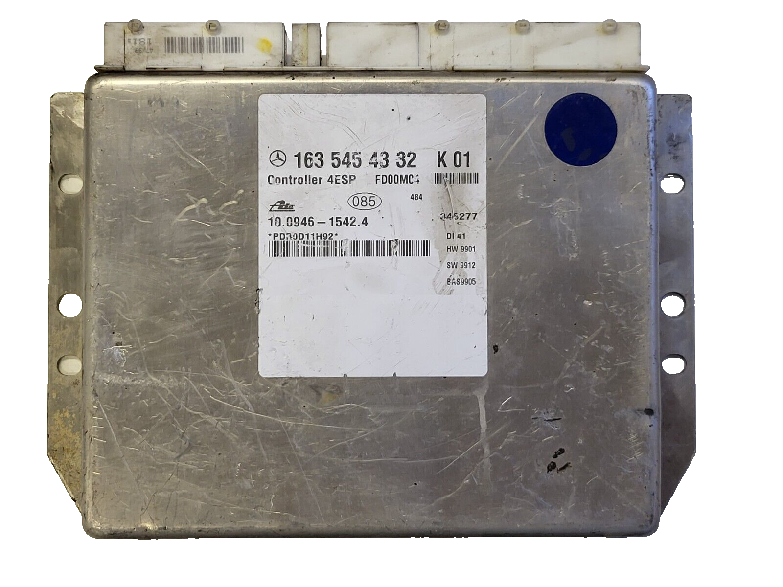 MERCEDES ML ABS ECU / 1635454332 / 10.0946-1542.4 / FD00M04 / ATE