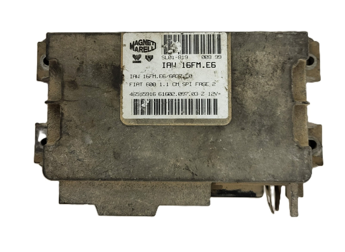FIAT 600 1.1 ECU / IAW 16FM.E6 / 46555916 / 61602.097.03 / MAGNETI MARELLI