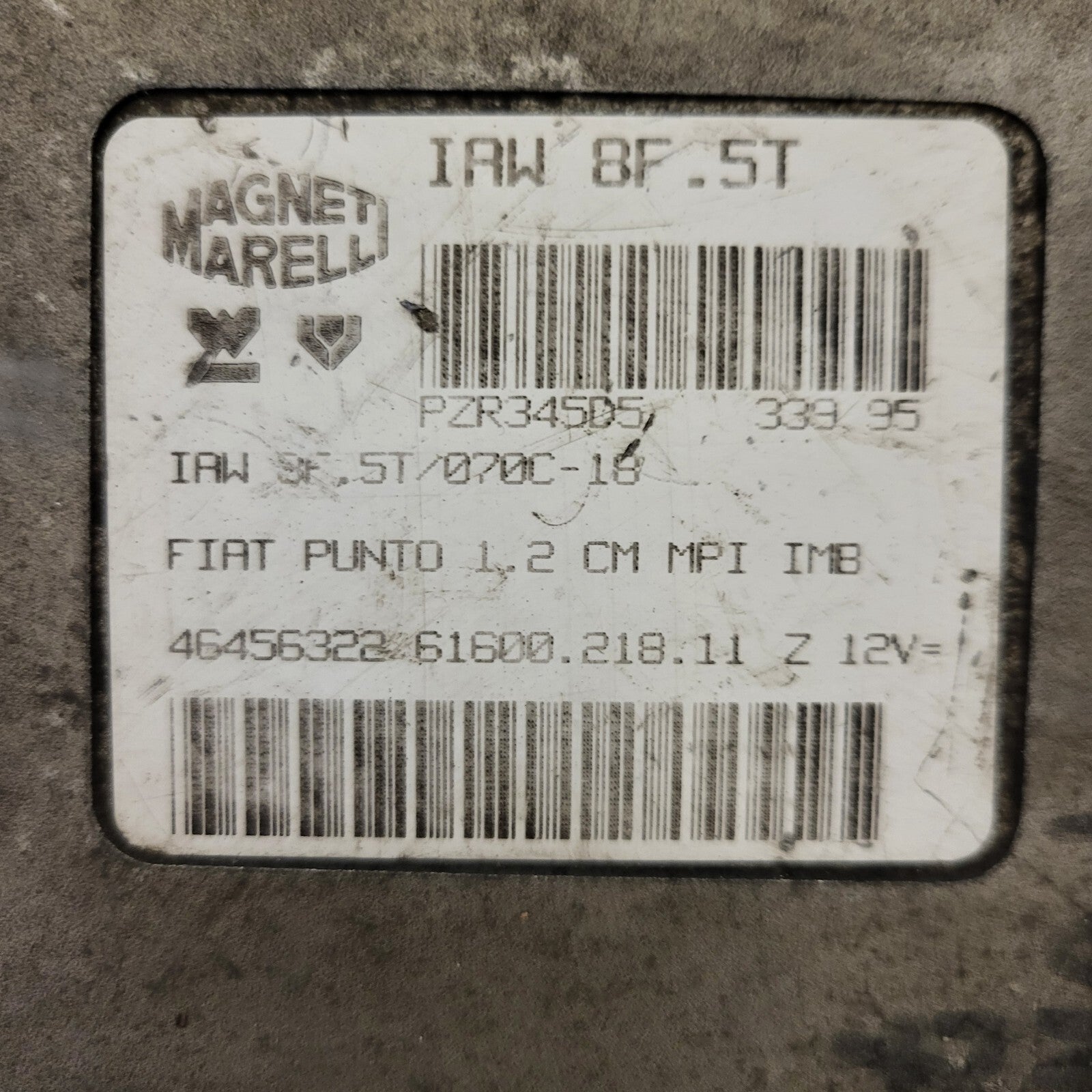 FIAT PUNTO 1.2 CM MPI / IAW 8F.5T / 46456322 / 61600.218.11 / MAGNETI MARELLI