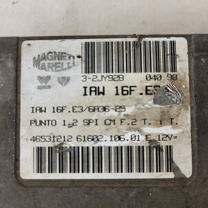 FIAT PUNTO 1.2 ECU / IAW 16F.E3 / 46531212 / 61602.106.01 / MAGNETI MARELLI