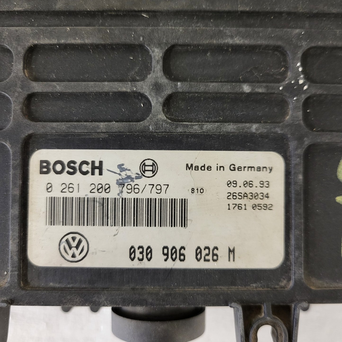 VW VOLKSWAGEN POLO 1.0 ECU / 0261200796/797 / 030906026M / BOSCH