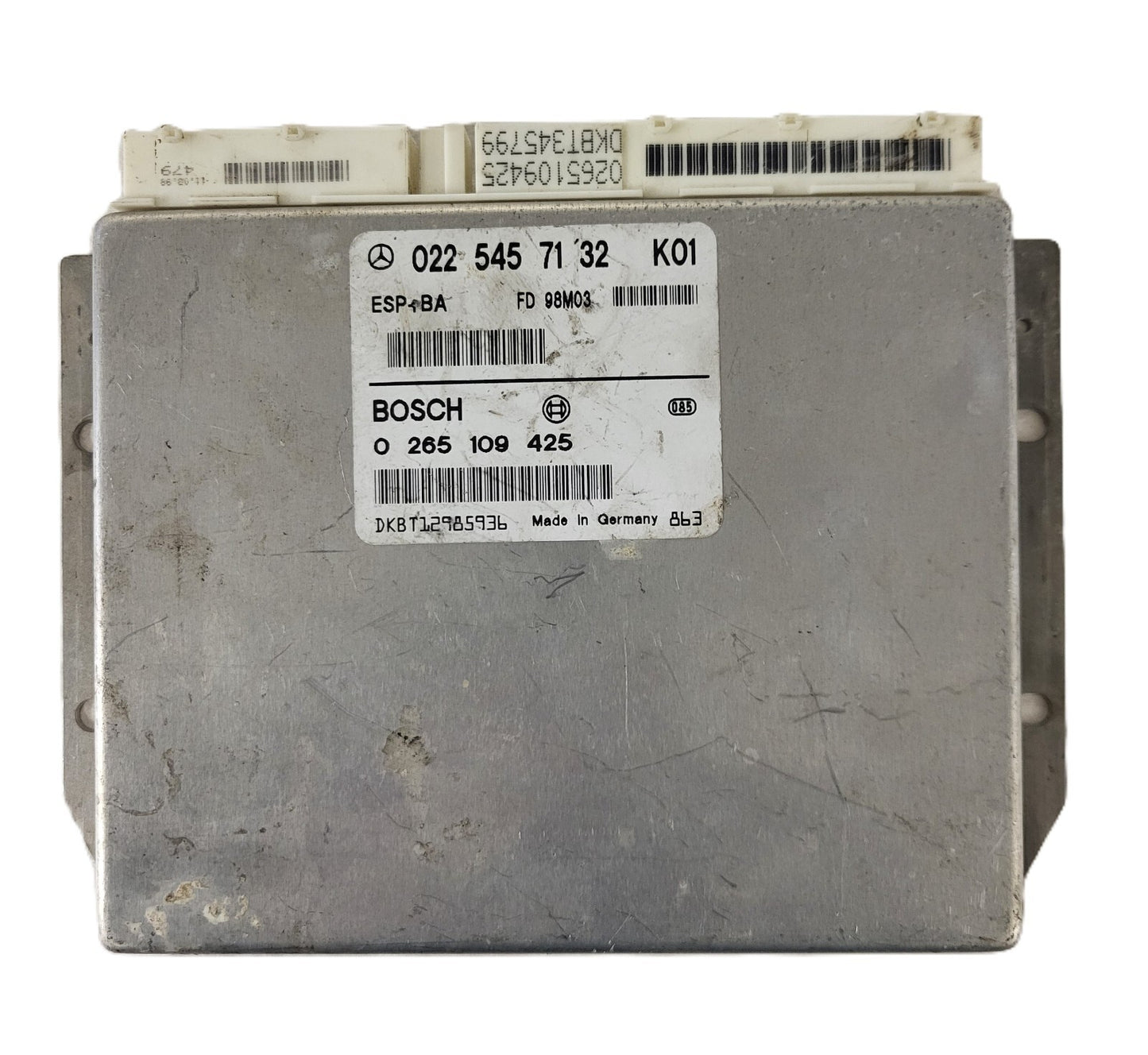 Mercedes W168 ECU / 0265109425 / 0225457132 / BOSCH