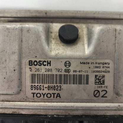 TOYOTA AYGO C1 107 ECU / 0261208702 / 89661-0H023 / BOSCH