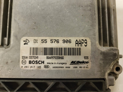 OPEL INSIGNIA A ECU / 0281017105 / 55576906 / 55575349 / AAP9 / ACDELCO