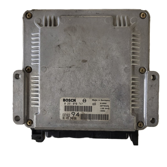 PEUGEOT 307 ECU / 0281010747 / EDC15C2 / 9643524880 / BOSCH