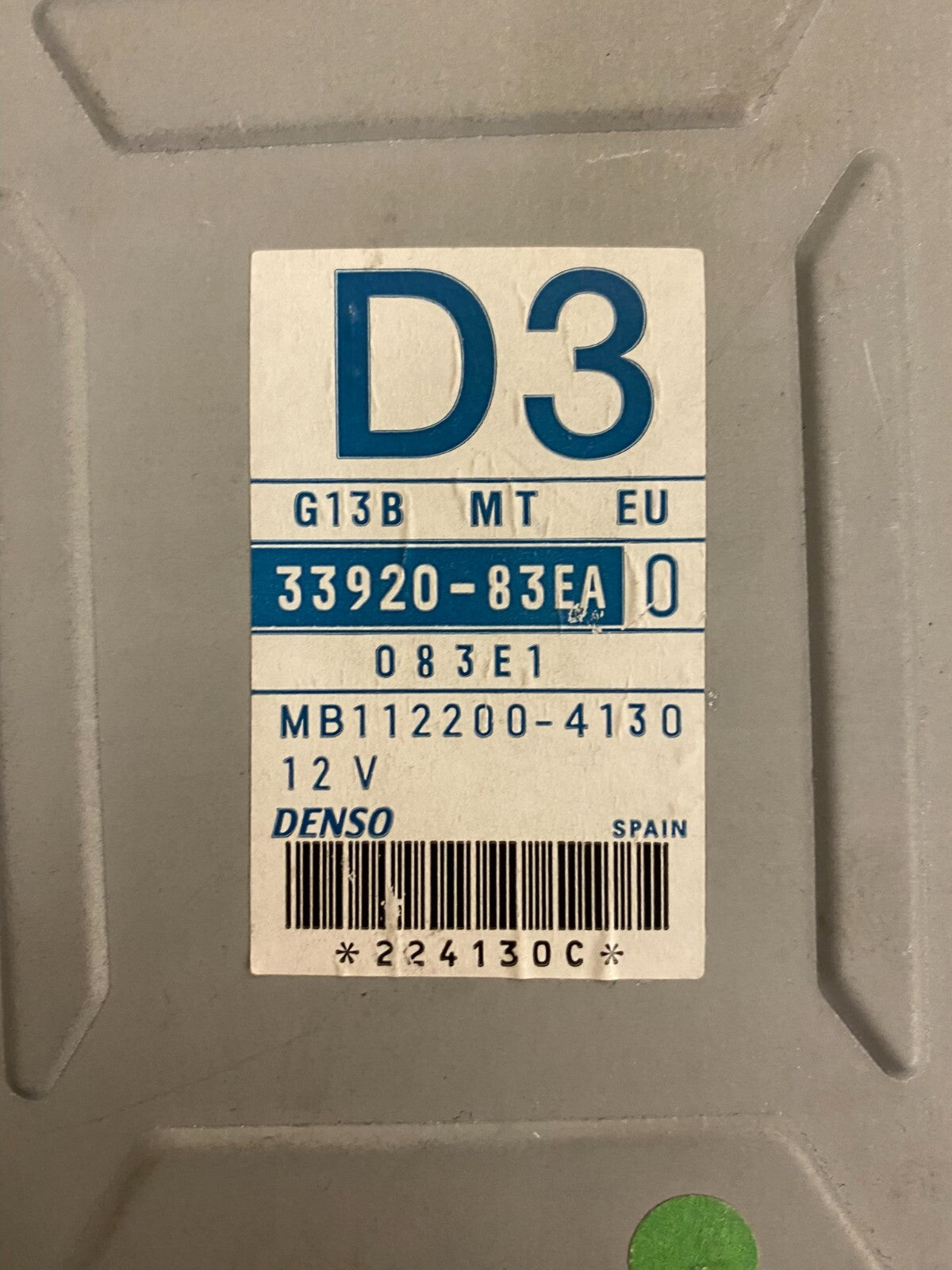 SUZUKI WAGON-R ECU / 33920-83EA / MB112200-4130 / DENSO